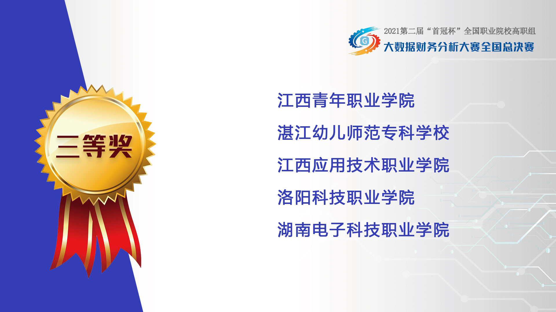 2021年第二屆“首冠杯”全國(guó)職業(yè)院校高職組大數(shù)據(jù)財(cái)務(wù)分析大賽全國(guó)總決賽圓滿落幕